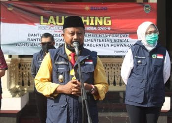 Wagub Jabar Launching Bansos Dampak Covid-19 Untuk Purwakarta