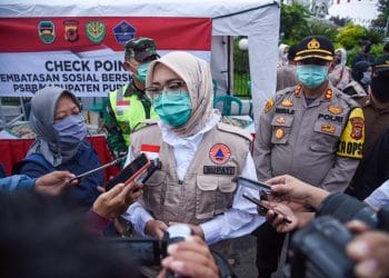 Hari Ke 2 PSBB, Kabupaten Purwakarta Volume Kendaraan Masih Terpantau Padat