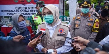Hari Ke 2 PSBB, Kabupaten Purwakarta Volume Kendaraan Masih Terpantau Padat
