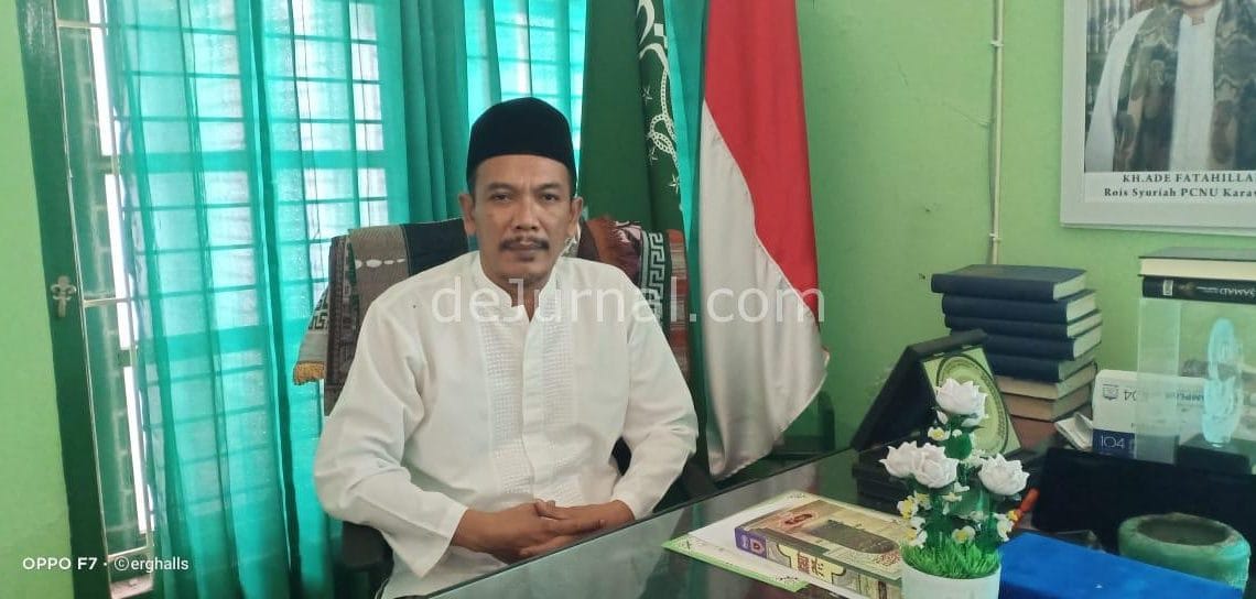 Ketua PCNU Karawang KH. Ahmad Ruhyat Hasby, S.Ag