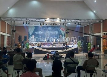 Pagelaran wayang golek virtual.