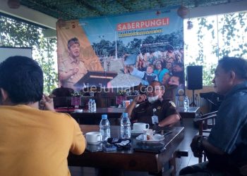 Talkshow Satgas Saberpungli Kabupaten Bandung, di Grand Sun Shine Soreang, Rabu (12/15/2020).