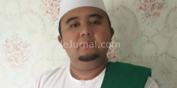 KH. Ibnu Athaillah, Rois Syuriah Jam’iyyah Ahlith Thariqah al-Muktabarah an-Nahdliyah (JATMAN) Kabupaten Bandung.