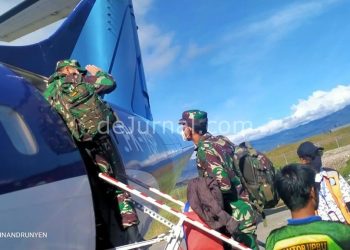 Kasdam III/Slw Tinjau Pos Satgas Pamtas 312/KH, Di Oksibil Pegunungan Bintang