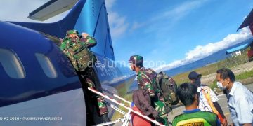 Kasdam III/Slw Tinjau Pos Satgas Pamtas 312/KH, Di Oksibil Pegunungan Bintang