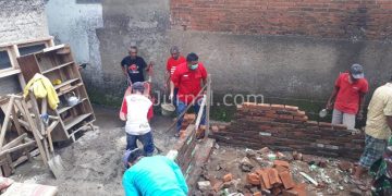 Diprakarsai PDI Perjuangan, Rumah Janda Tua Kondangrege Dibangun Secara Gotong Royong