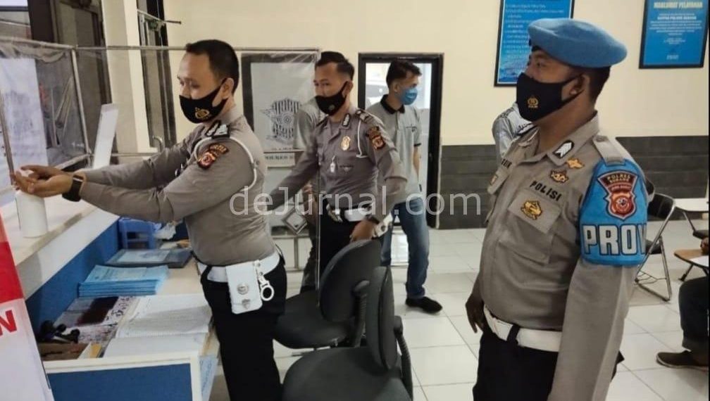 Polres Subang Serentak Laksanakan Himbauan 3M Pada Masyarakat