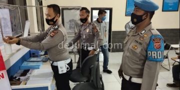 Polres Subang Serentak Laksanakan Himbauan 3M Pada Masyarakat