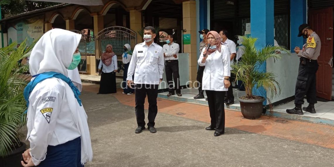 SMPN 1 Tambun Selatan Gelar Simulasi Belajar Tatap Muka