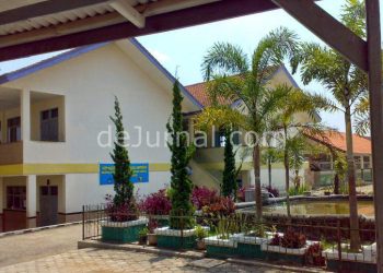 Gedung SMPN 1 Ciwidey Kabupaten Bandung.