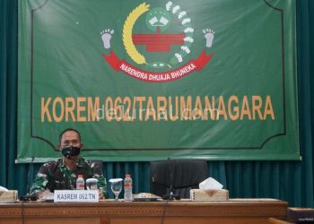 Korem 062 Tarumanagara Evaluasi Program Kerja dan Anggaran 2020
