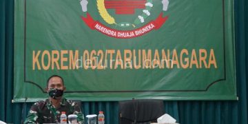 Korem 062 Tarumanagara Evaluasi Program Kerja dan Anggaran 2020