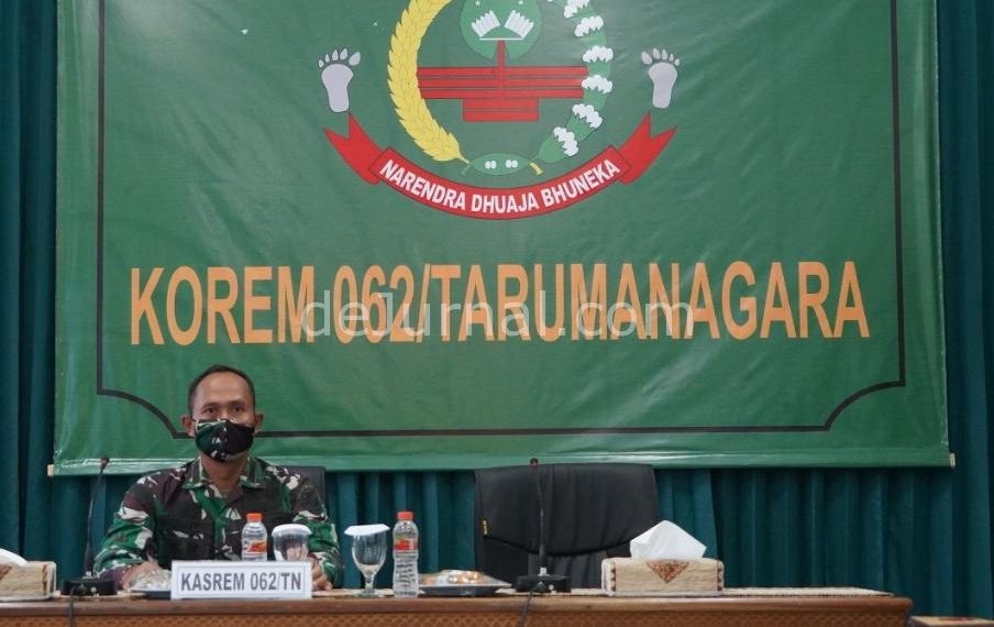 Korem 062 Tarumanagara Evaluasi Program Kerja dan Anggaran 2020