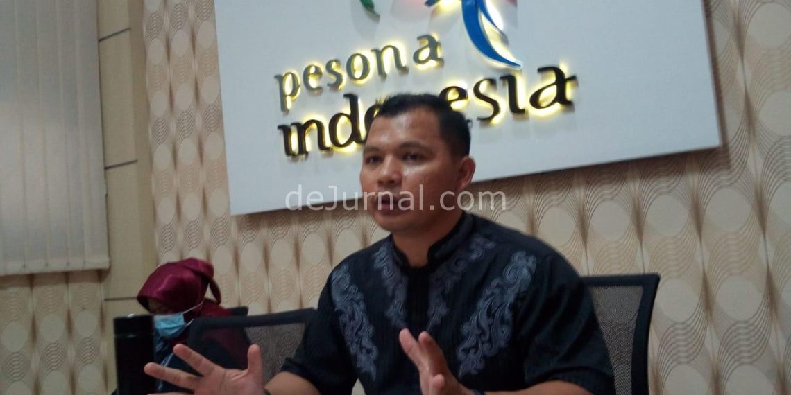 Kepala Bidang Promosi dan Ekonomi Kreatif Disparbud Kabupaten Bandung Vena Andriawan. (Foto: Sopandi/dejurnal.com)