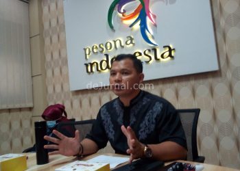 Kepala Bidang Promosi dan Ekonomi Kreatif Disparbud Kabupaten Bandung Vena Andriawan. (Foto: Sopandi/dejurnal.com)