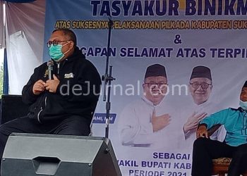 Tokoh Masyarakat Dapil 2 Kabupaten Sukabumi Gelar Tasyakur Binimah Terpilihnya H. Marwan Hamami-Iyos Somantri