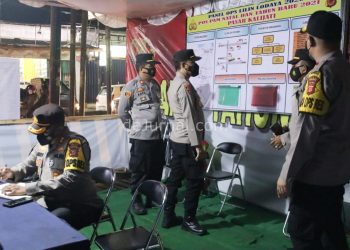 Random Rapid Test Antigen Digelar Polres Subang di KM 102 Rest Area Tol Cipali Subang