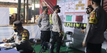 Random Rapid Test Antigen Digelar Polres Subang di KM 102 Rest Area Tol Cipali Subang