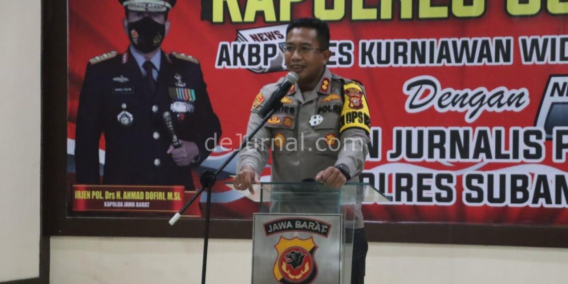 Kapolres Subang : Peran Media Sangat Penting Untuk Penyampaian Informasi