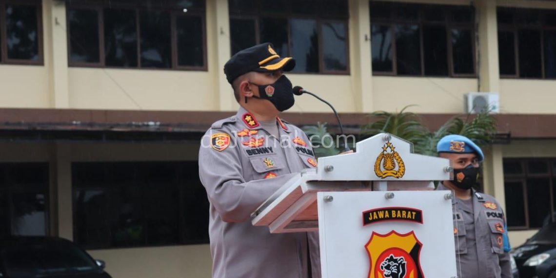 Kapolres Garut Pimpin Apel Persiapan Pengamanan Pergantian Tahun
