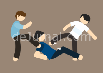 Ilustrasi pengeroyokan.