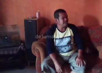 Korwil Paguyuban Pemuda Rajadesa H. Ade Maman Suherman saat menjelaskan tentang SPK Pengelolaan Komoditi BPNT.