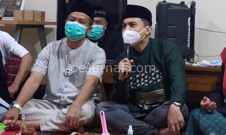 Sahrul Gunawan Hadir di Acara Tahlilan Ayah Mertua Dadang Supriatna
