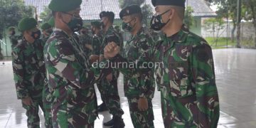 Korem Tarumanagara Laksanakan Acara Tradisi Penerimaan Perwira