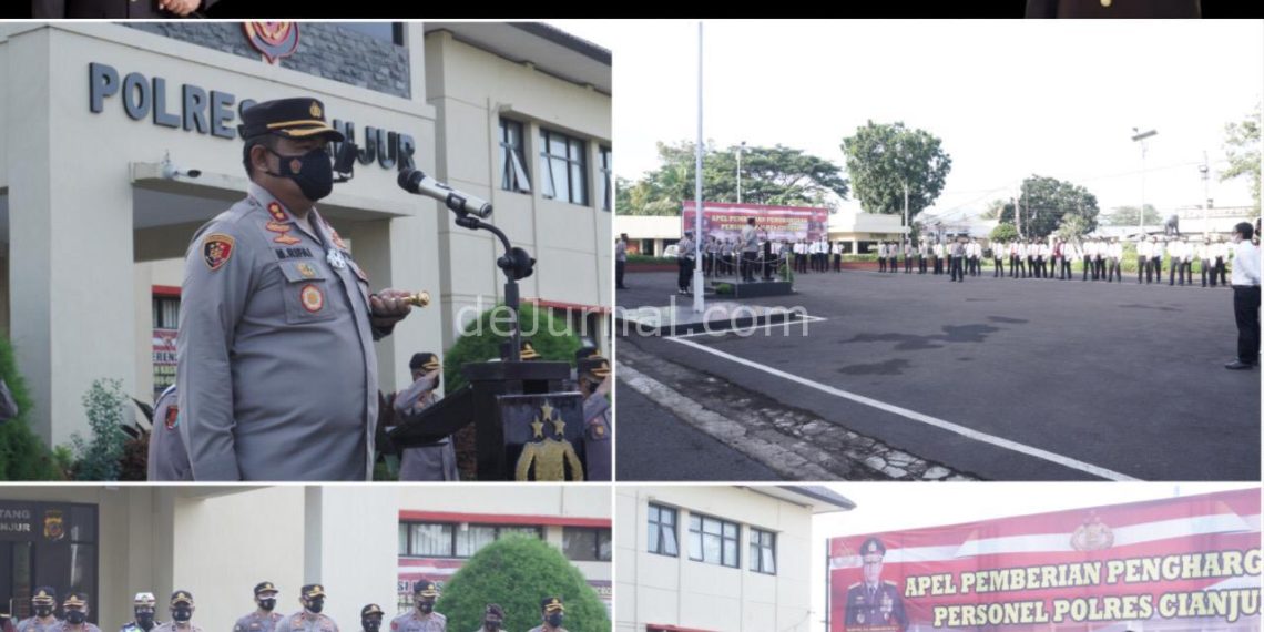 Kapolres Berikan Penghargaan Pada 34 Anggota Berperestasi