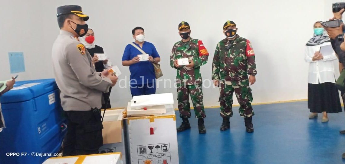 19.610 pcs Vaksin Sinovac Tiba di Gudang Dinas Kesehatan Kabupaten Karawang