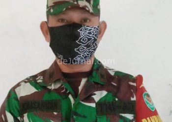 Danramil 1117/Singajaya Kapten Chb Khasanudin.