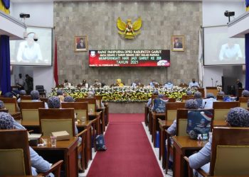 Danrem 062/Tn Hadiri Hari Jadi Kabupaten Garut Ke 208 dan Rapat Paripurna DPRD