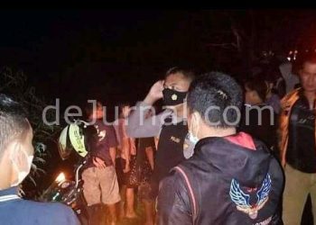 Mobil Tangki Pengangkut BBM Tergelincir Masuk Jurang