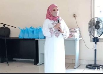 Baru Jabat 10 Bulan, Kades Sukaluyu Hj Lina Herlina Banyak Membangun Lingkungan