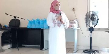 Baru Jabat 10 Bulan, Kades Sukaluyu Hj Lina Herlina Banyak Membangun Lingkungan