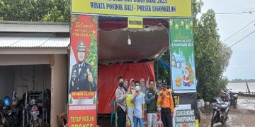 H+2 Tahun Baru, Polisi Cek Kesiapan Petugas Posyan Obyek Wisata Pantai Pondok Bali
