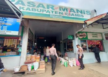 Polisi Pantau Harga Bahan Pokok di Sejumlah Pasar Modern dan Tradisional Maupun Pertokoan Sembako