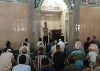 Jum’at Curhat,  Polisi Himbau Warga Agar Masjid Tidak Untuk Kampanye