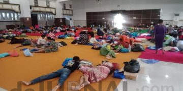 Gedung DPRD Kudus Jadi Tempat Pengungsi Banjir
