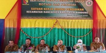 14 Kepala SD Negeri di Rancaekek Laksanakan Sertijab Secara Serentak