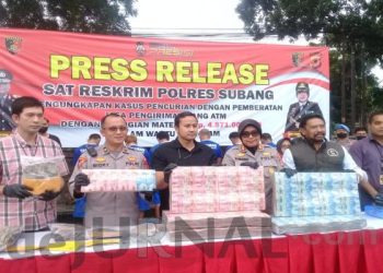 Polres Subang Ungkap Otak dan Eksekutor Pelaku Pencurian Uang Pengisian ATM