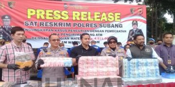 Polres Subang Ungkap Otak dan Eksekutor Pelaku Pencurian Uang Pengisian ATM