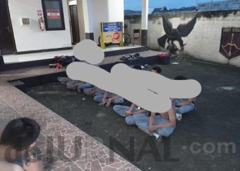 Polisi Amankan 14 Orang Pelajar Yang Hendak Tawuran