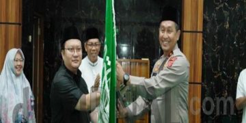 Wakapolda Jabar Ikut Melepas Keberangkatan Kontingen dan Official PWNU Jabar