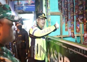 Jaga Kabupaten Bandung Tetap Aman, Polisi dan Kodim 0624 Patroli Skala Besar