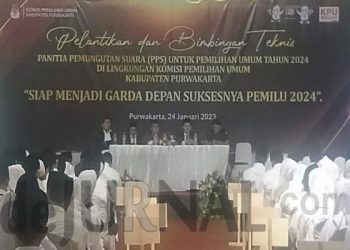 KPU Purwakarta Lantik 576 PPS Desa dan Kelurahan
