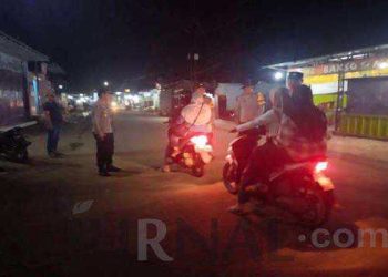 Antisipasi Geng Motor dan Kejahatan Jalanan Polisi Patroli Minggu Malam