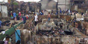 Ludesnya Puluhan Rumah Terbakar di Tanah Carik Desa Sukamenak Dibangun Sejak 1996, Dokumen Perjanjiannya Hilang