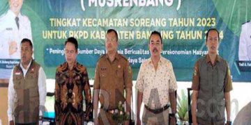 Di Musrenbang Soreang, Wakil Ketua III DPRD Hen Hen Ajak Masyarakat Tanggulangi Masalah di Kabupaten Bandung