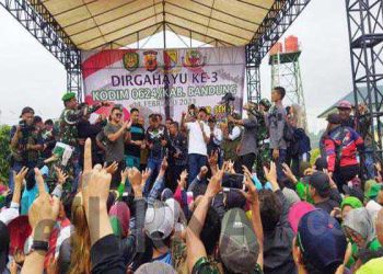 Jalan Sehat HUT ke-3 Kodim 0624 Kabupaten Bandung Diikuti 8.000 Peserta